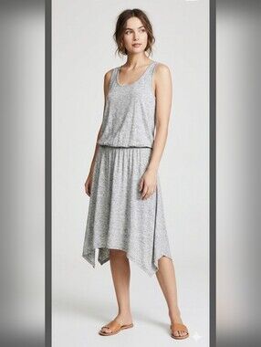 Michael Michael Kors Drop Waist Asymptomatic Hem Dress L Resort Boho Summer #15